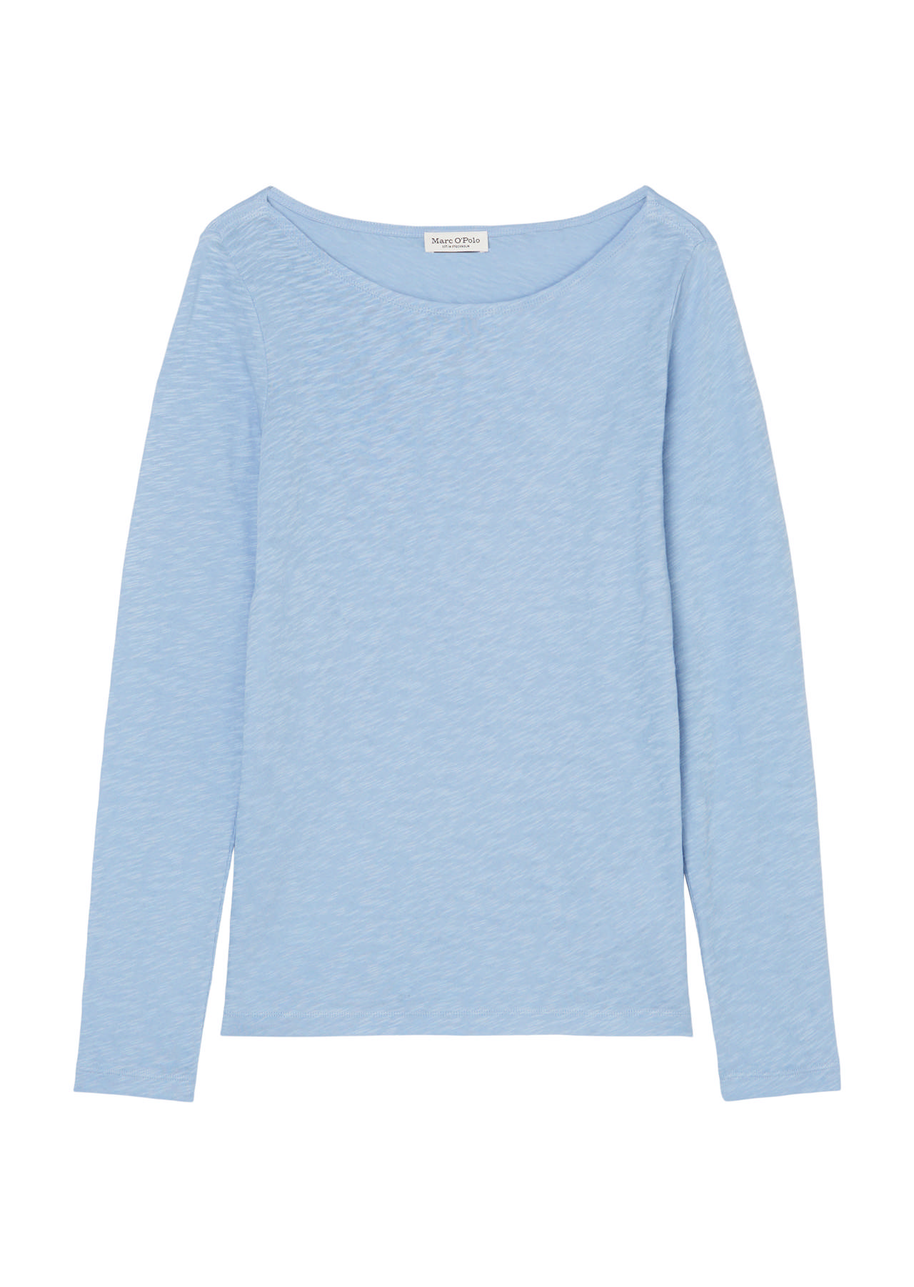 Síðerma bolur úr slub jersey