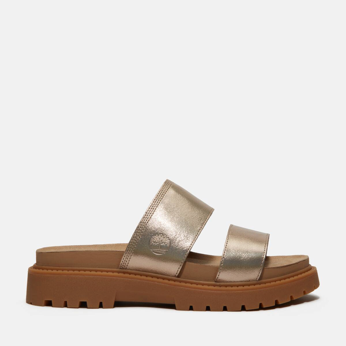 Clairemont Way SLIDE SANDAL GOLD METALLIC
