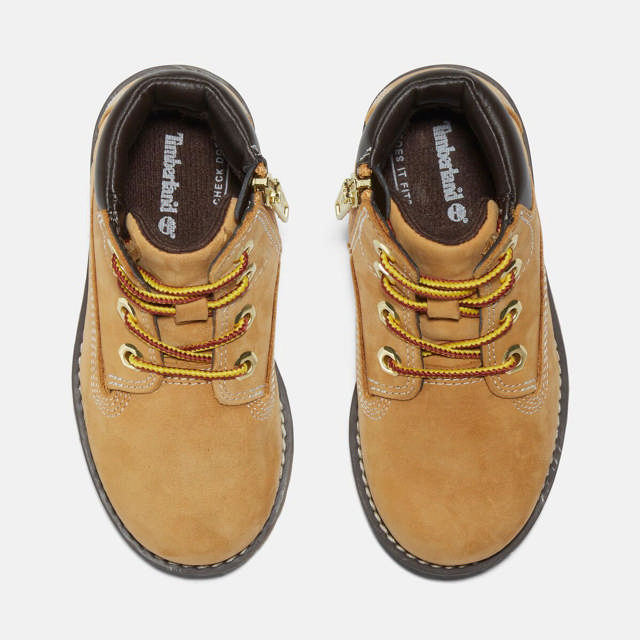 Pokey Pine MID LACE UP WITH ZIP BOOT WHEAT