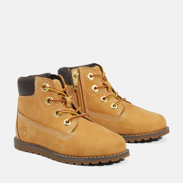 Pokey Pine MID LACE UP WITH ZIP BOOT WHEAT