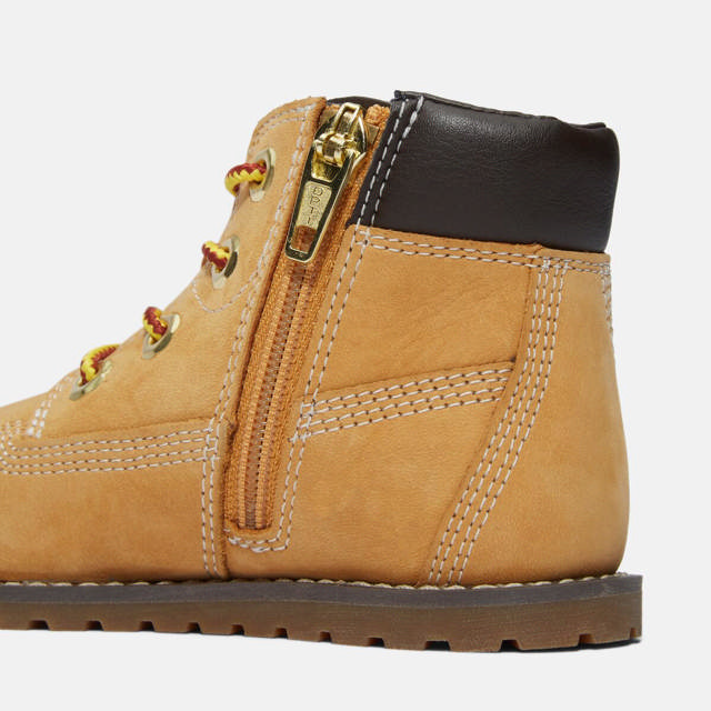 Pokey Pine MID LACE UP WITH ZIP BOOT WHEAT