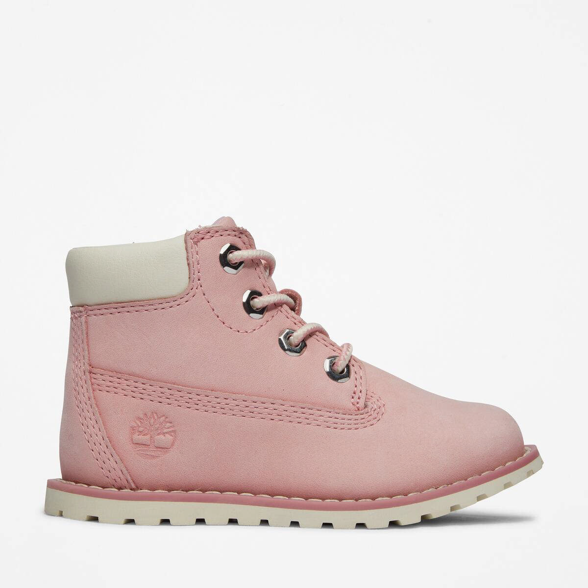 Pokey Pine MID LACE UP WITH ZIP BOOT PINK NECTAR