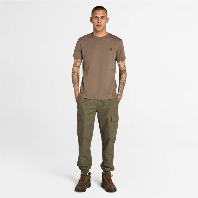 Dunstan River Stuttermabolur 100% Lífræn Bómull - Slim Fit