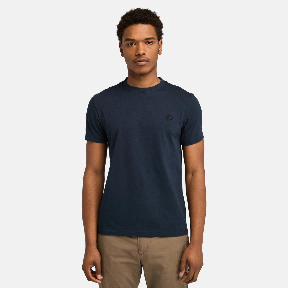 Dunstan River Stuttermabolur 100% Lífræn Bómull - Slim Fit
