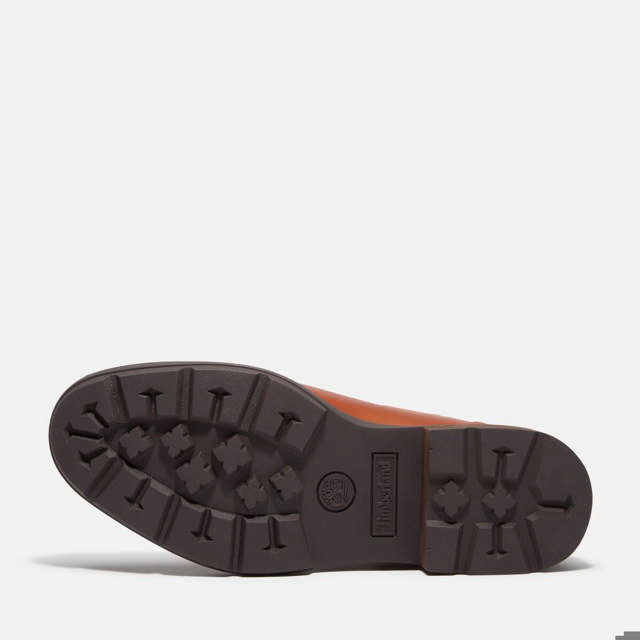 Brimfield MID CHELSEA BOOT MD BRN F GRAIN W DK BRN