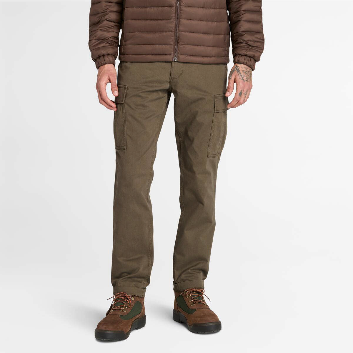 BROOKLINE Twill Cargo Pant LEAF GREEN