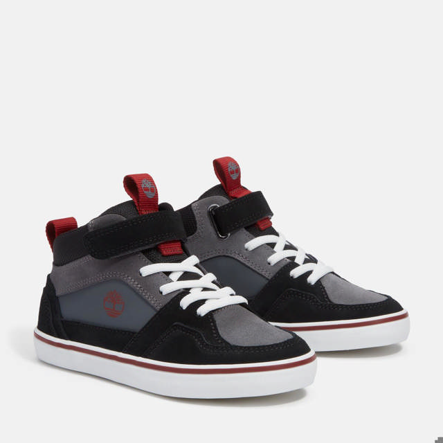 Stone Jump Leðurstrigaskór með Teygju og Frönskum Lás, St. 31-35