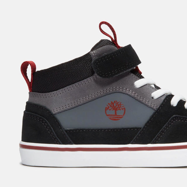 Stone Jump Leðurstrigaskór með Teygju og Frönskum Lás, St. 31-35